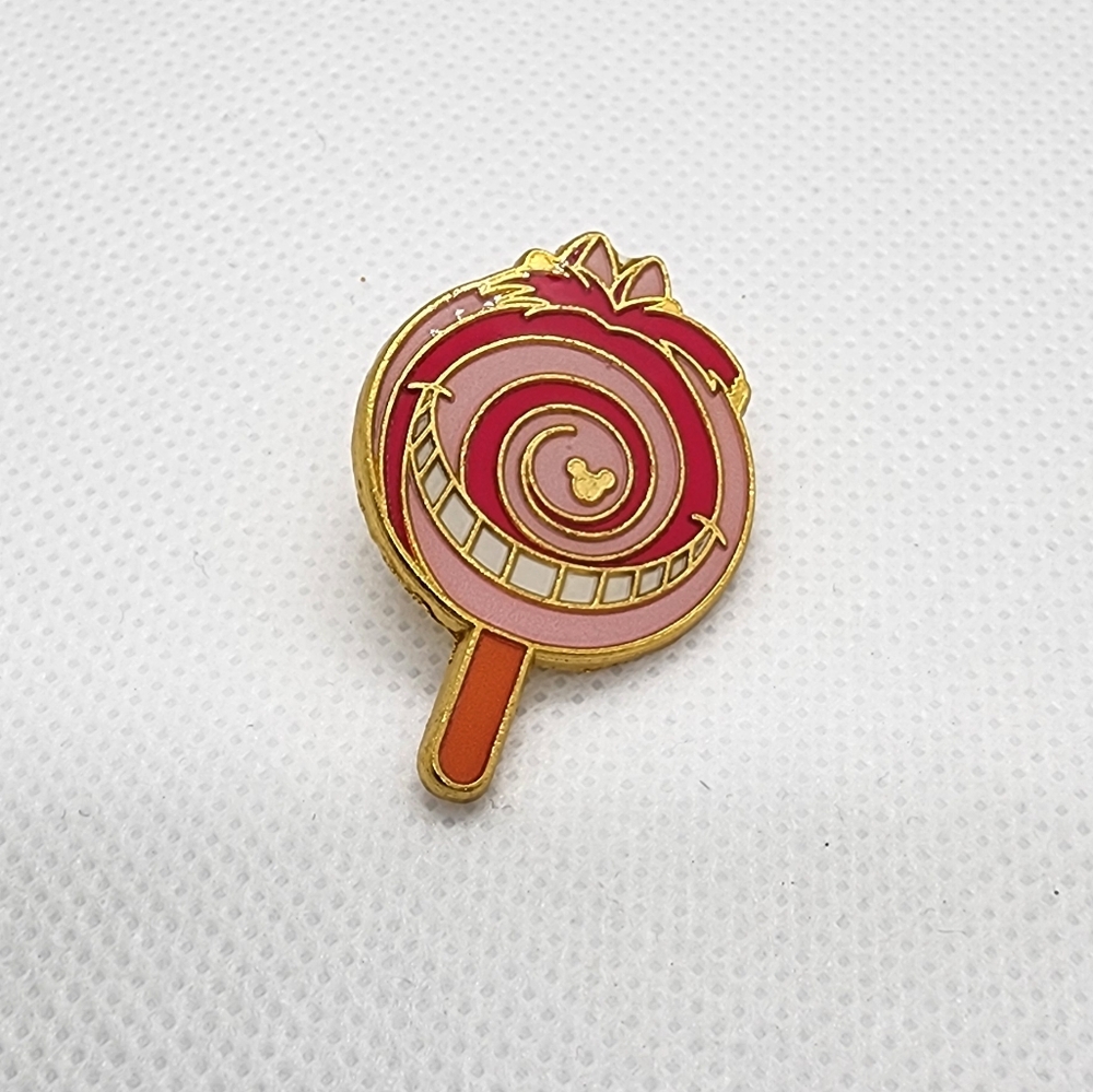 🌺 5/$25 Disney Cheshire Cat‎ Carnival Food 2018 Lollipop Trading Pin